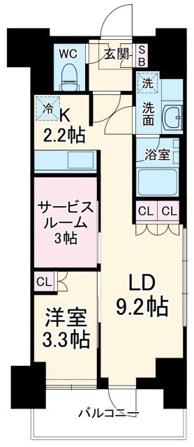 パークアクシス市川の間取り