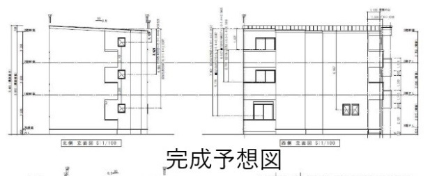 福岡市城南区干隈のアパートの建物外観