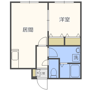 ビバリーパレットの間取り