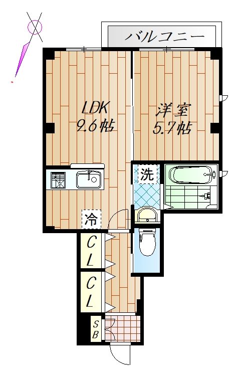 Rosabanksiae木香館の間取り