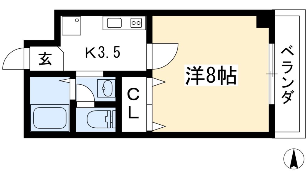 メゾンジュネスの間取り