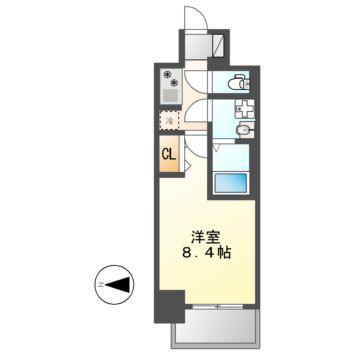 S-RESIDENCE山王の間取り