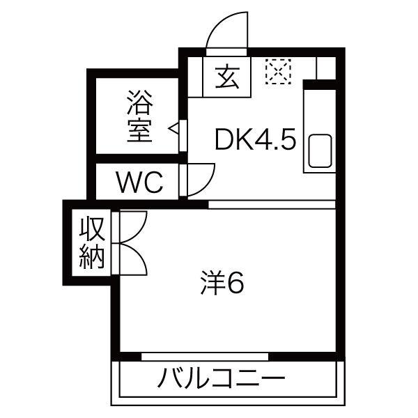 長久手市岩作三ケ峯のマンションの間取り