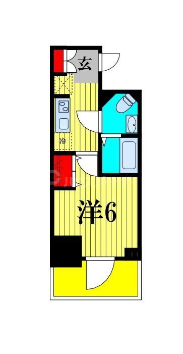 Alivis船橋Eastの間取り