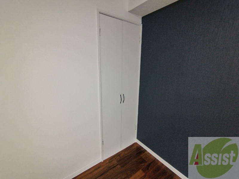 収納　寝室の収納です。部屋がすっきり片付きます。