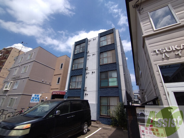 建物外観　札幌市北区北３５条西「マリナ」