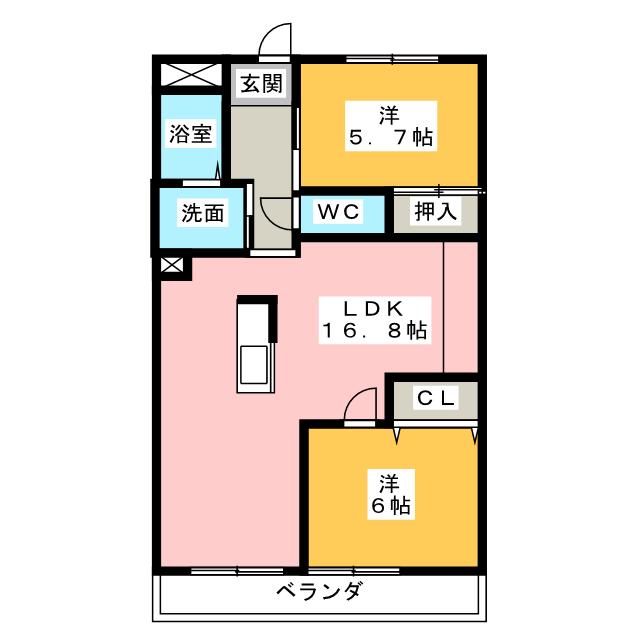 幸和ハイツの間取り