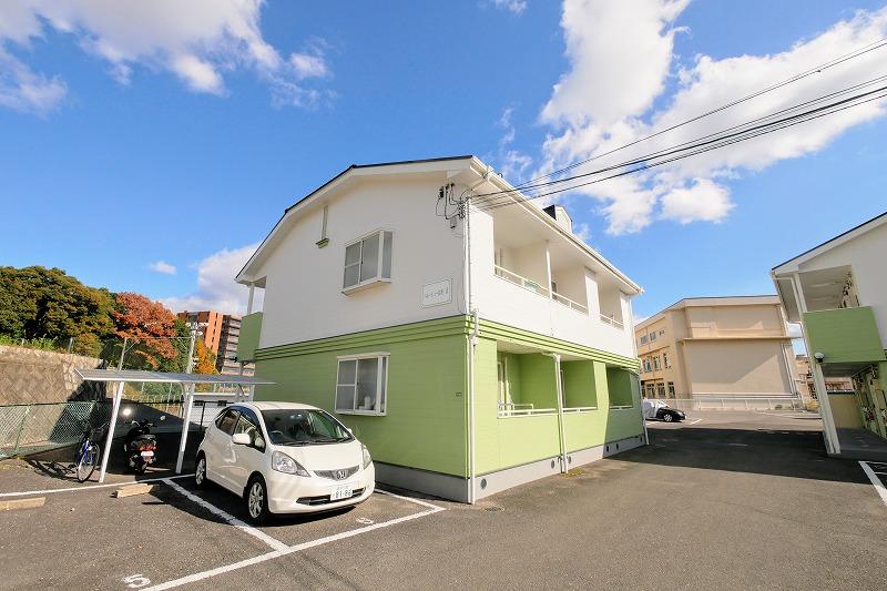 建物外観　ベルビュー松井B棟　202　1K 保証会社費用貸主負担 敷金