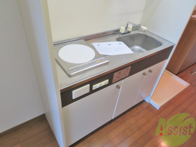 キッチン　キッチンは、シンプルでとても使いやすそうですね