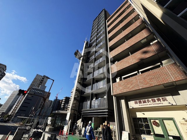 建物外観　ザ・パークハビオ谷町六丁目クロス　外観