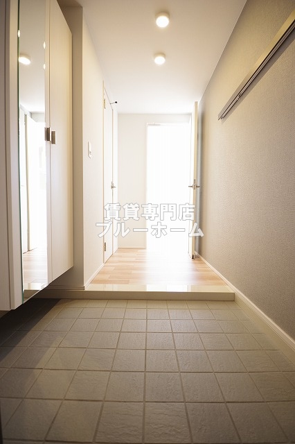 玄関　奥行きのある玄関！