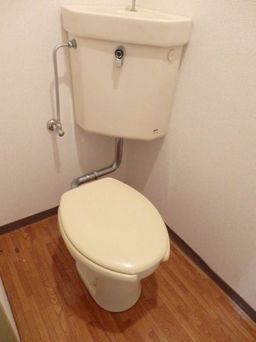 トイレ　落ち着いた色調のトイレです