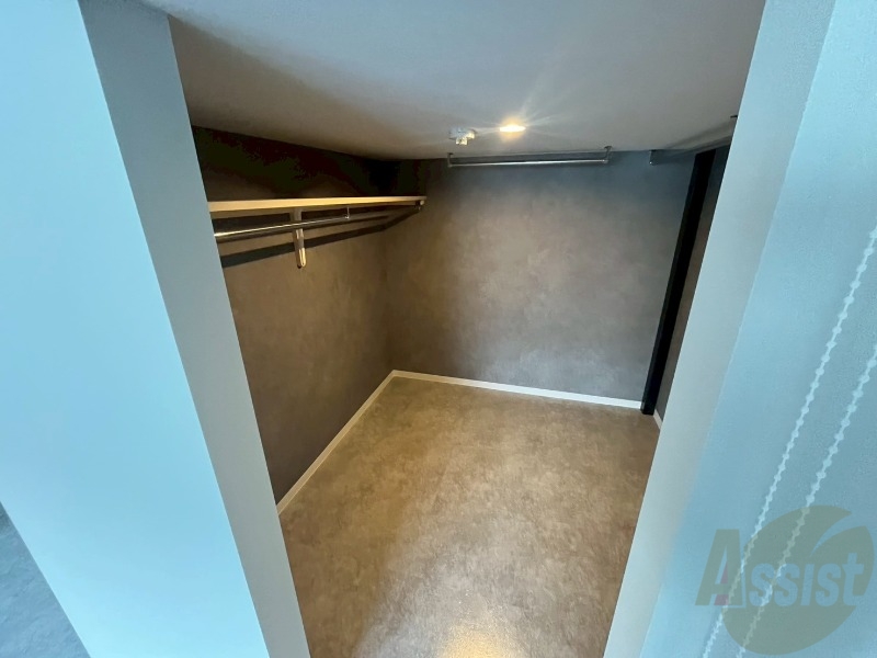 収納　洋室にはクローゼットがあるのですっきり片付きそうです。