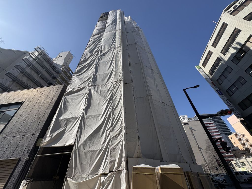 建物外観　建築中です