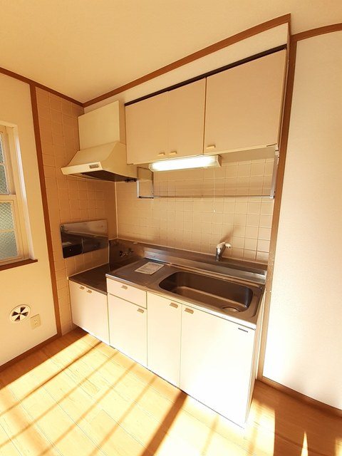 キッチン　お好きなガスコンロが設置できます。