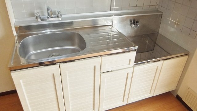 キッチン　ガスコンロ設置可能です