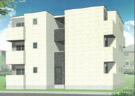 建物外観　完成模型図