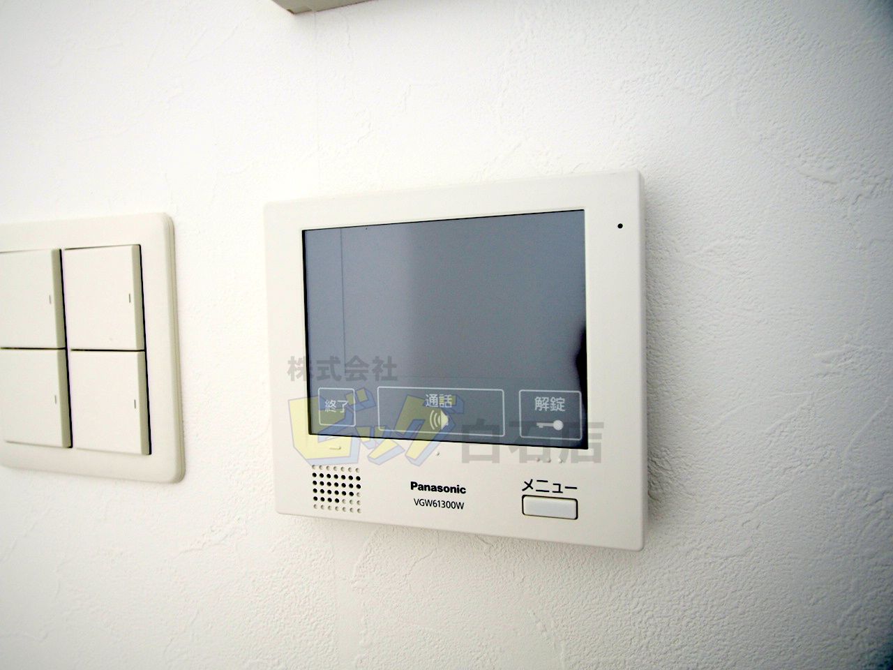 セキュリティ　モニター付きインターホン完備しています♪