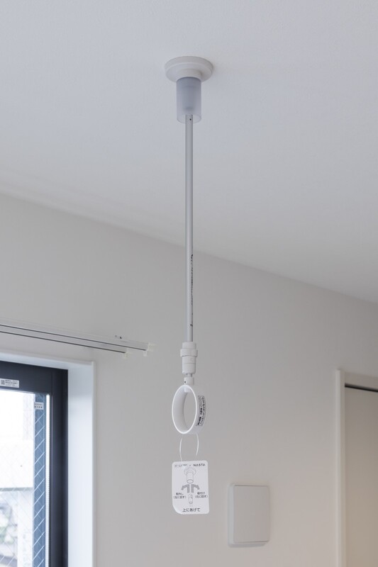 その他設備　室内物干し