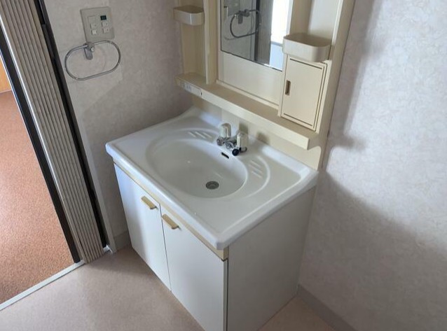 洗面設備　嬉しい独立洗面台