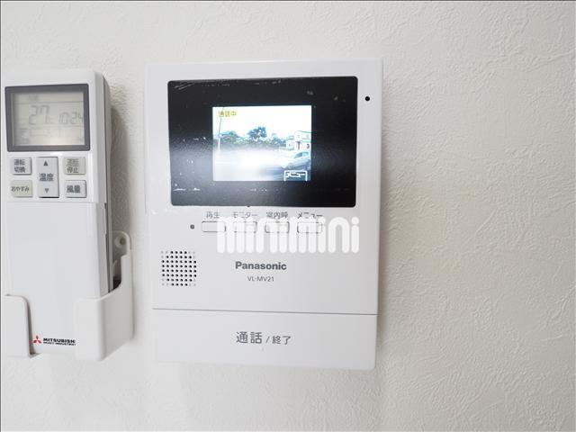 セキュリティ　映像で来訪者を確認できます