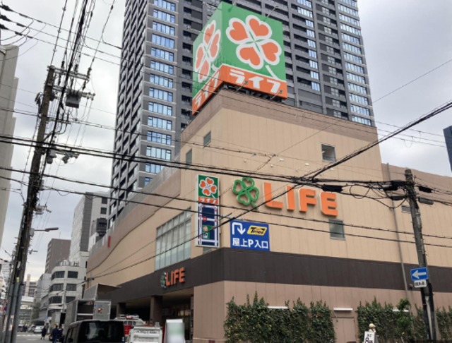 スーパー　ライフ堺筋本町店（スーパー）まで344m