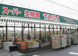スーパー　スーパー生鮮館TAIGA(タイガ) 川崎中原店（スーパー）まで660m
