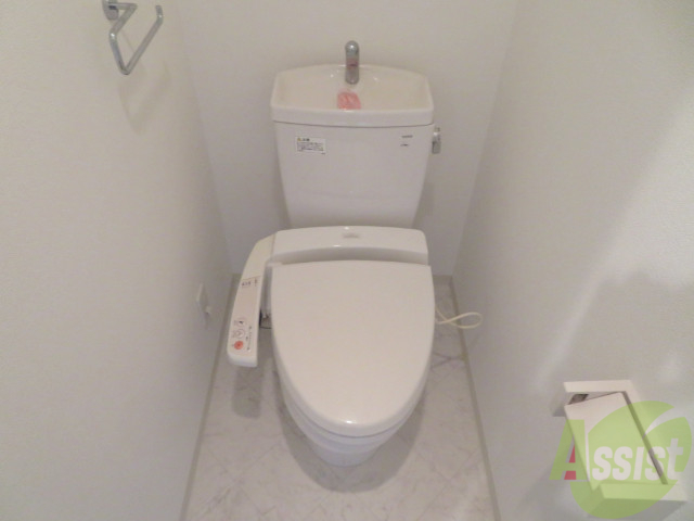 トイレ　綺麗なトイレなので、清潔感があっていいですね。