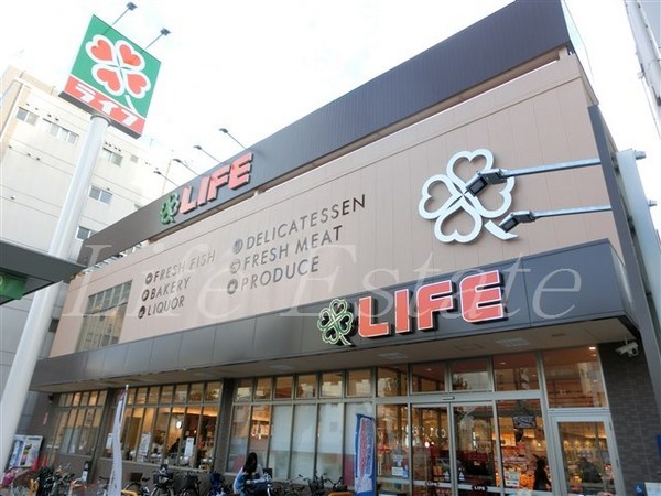 スーパー　ライフ清水谷店（スーパー）まで343m