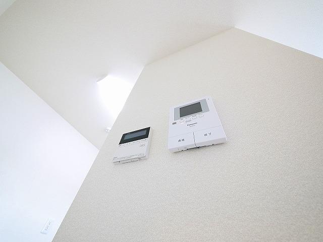 セキュリティ　モニター付きインターホンで防犯面も安心ですね