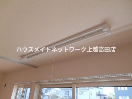 眺望　室内物干し