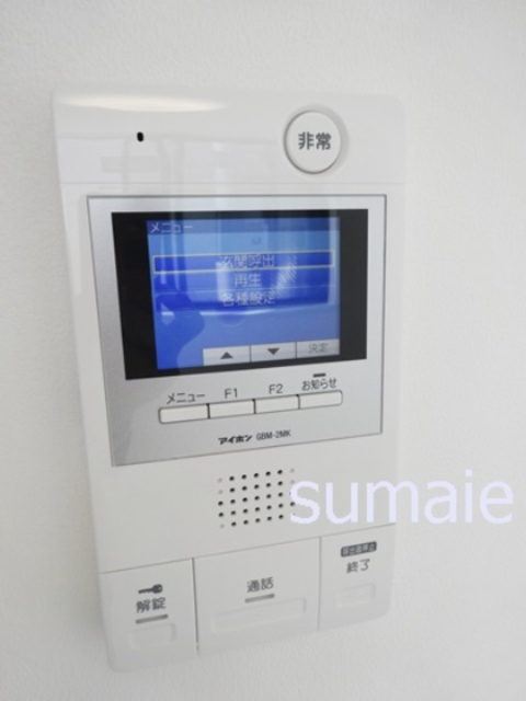 セキュリティ　モニター付きインターホンです
