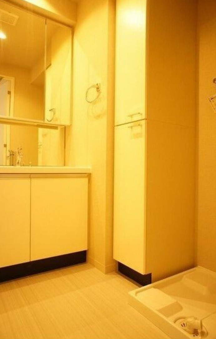 洗面設備　独立洗面台あり、毎朝おしゃれに忙しい女性の方におすすめです