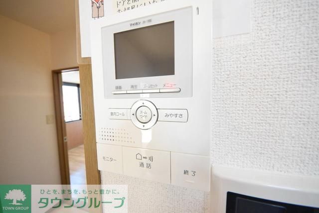 セキュリティ　モニター付き