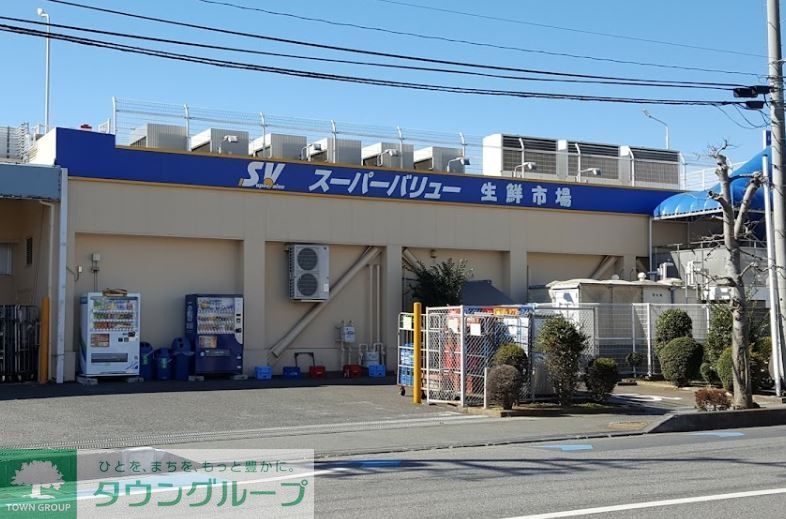 スーパー　スーパーバリュー上尾小泉店（スーパー）まで500m