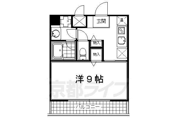 AMI四条烏丸の間取り写真