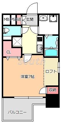 セイワパレス玉造上町台の間取り写真