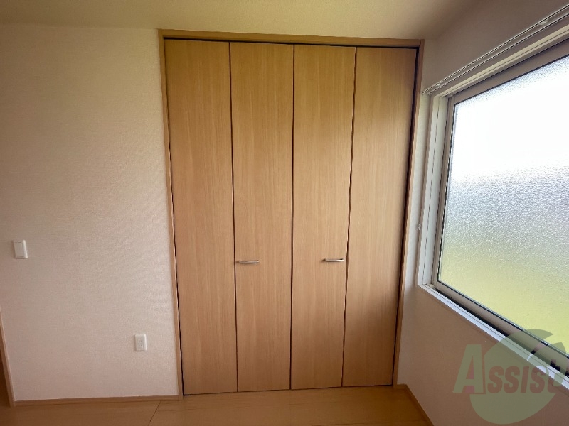 収納　ここに収納があります。収納があると部屋が広く使えます。