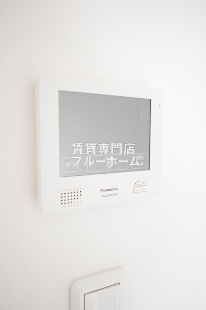 セキュリティ　モニター付きインターホンで安心！