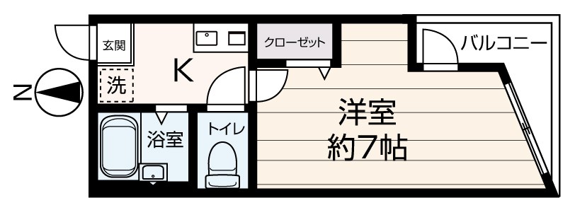 ハウス255の間取り写真
