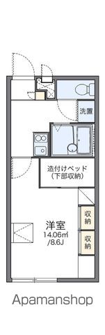 伊予鉄道高浜線 松山市駅 バス乗車時間：13分 最寄りバス停で下車 徒歩5分 2階建 築26年の間取り写真