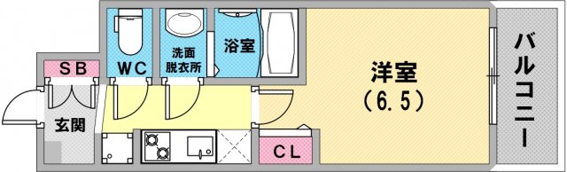 ArtizA王子公園D.C.の間取り写真