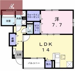 ボナール八尾南の間取り写真