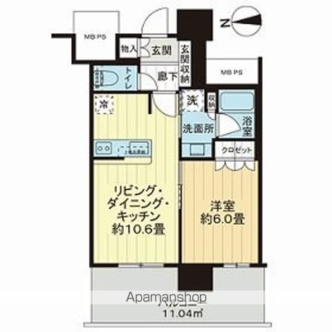 ライオンズタワー柏の間取り写真