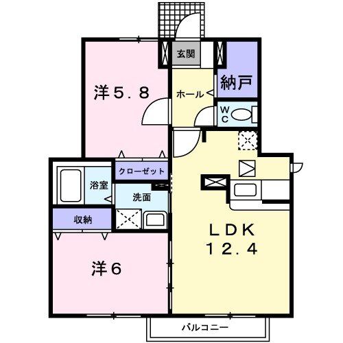 豊和サンクの間取り写真