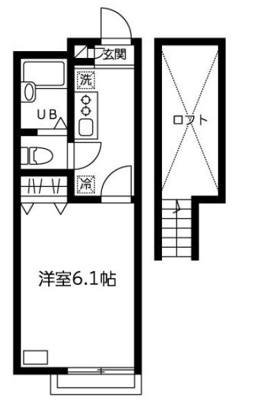 Palace上峰の間取り写真