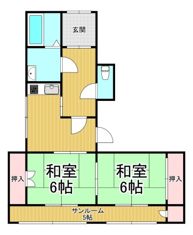 立花町2丁目戸建の間取り写真