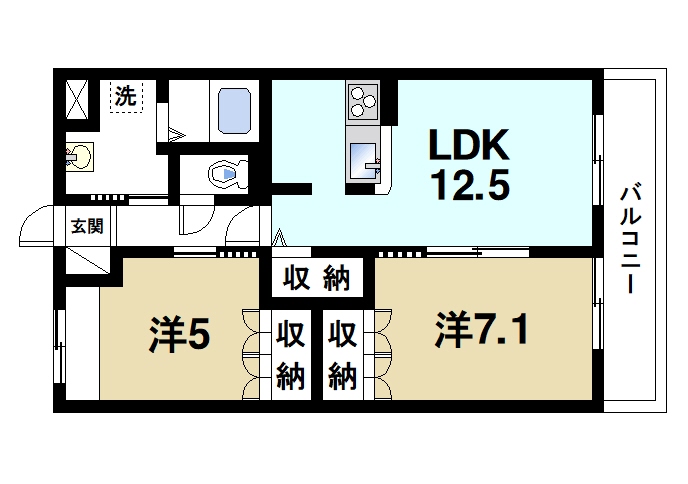 近鉄奈良線 近鉄奈良駅 バス乗車時間：11分 最寄りバス停で下車 徒歩11分 3階建 築16年の間取り写真