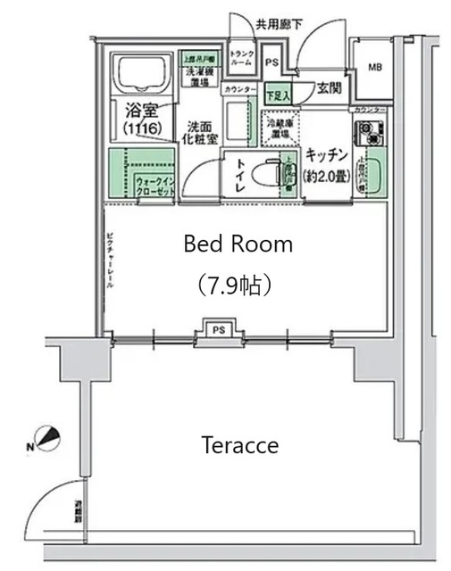 スタイリオ梶が谷の間取り写真