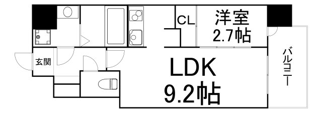 ミラージュパレス都島本通の間取り写真